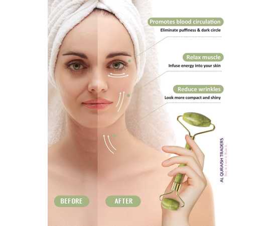 Jade Roller and Gua Sha Tools Set