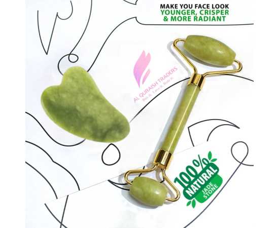 Jade Roller and Gua Sha Tools Set