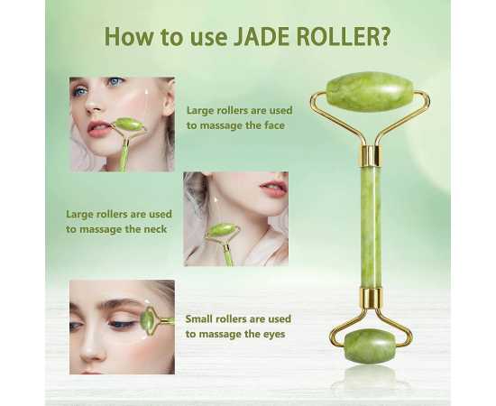 Jade Roller and Gua Sha Tools Set