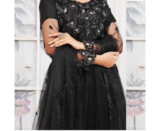 Bint al Bilaad Fancy Stylish Embroidered Suit For Women - Black - Pack of 3 PCS Bint al Bilaad Fancy Stylish Embroidered Suit For Women - Black - Pack of 3 PCS