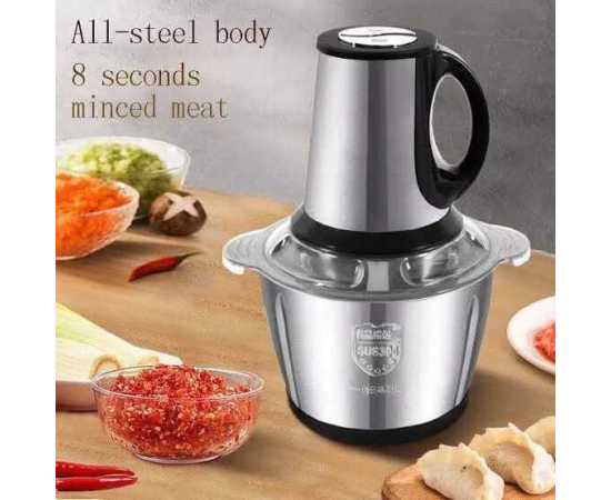 Portable 3 Litre Stainless Steel Electric Meat Grinder