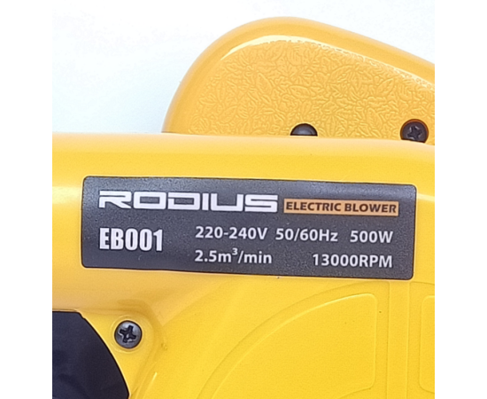 Unbreakable Electric Air Blower And Vacuum Cleaner 2 In 1 500 Watts