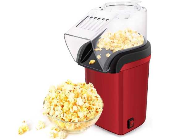 Oil Free Popcorn Maker - Red