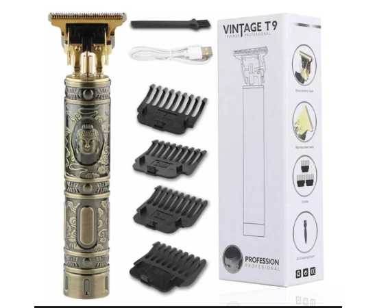 T-Shaped Blade T9 Direct Charging Buddha Style Hair Clippers For Men