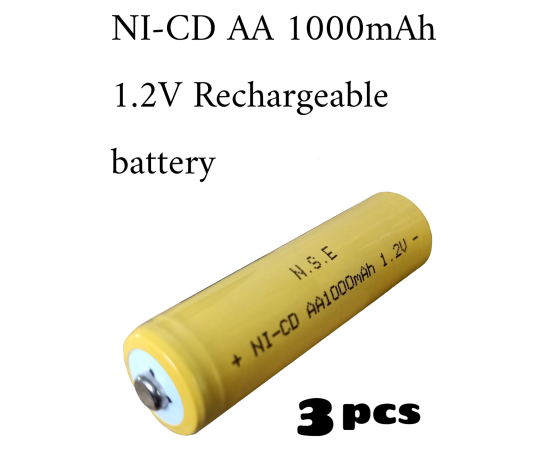 Rechargeable Battery For Trimmer Shaver Epilator 3 Pcs