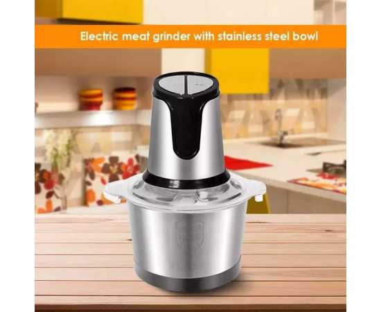 Stainless Steel 2 Speeds Big Capacity Electric Meat Grinder Food Processor