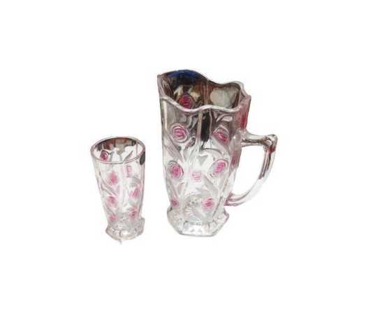 PrettyNeat Imported Iranai Jug & Glass Water Set