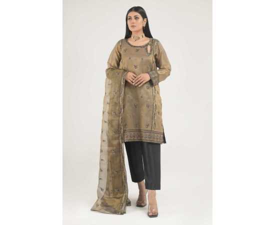 Needleast Masoori Shirt, Trouser & Dupatta Stitched Suit For Women - Pack of 3 PCS