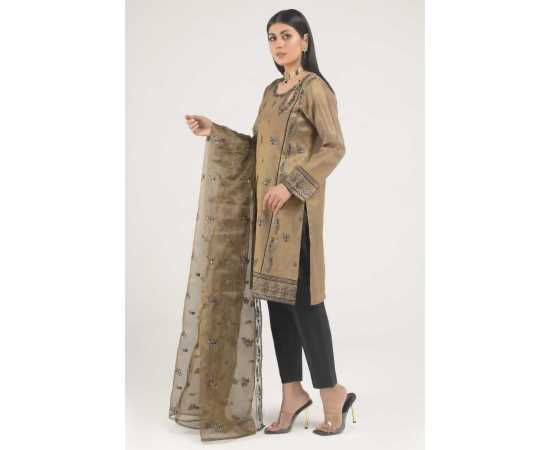 Needleast Masoori Shirt, Trouser & Dupatta Stitched Suit For Women - Pack of 3 PCS