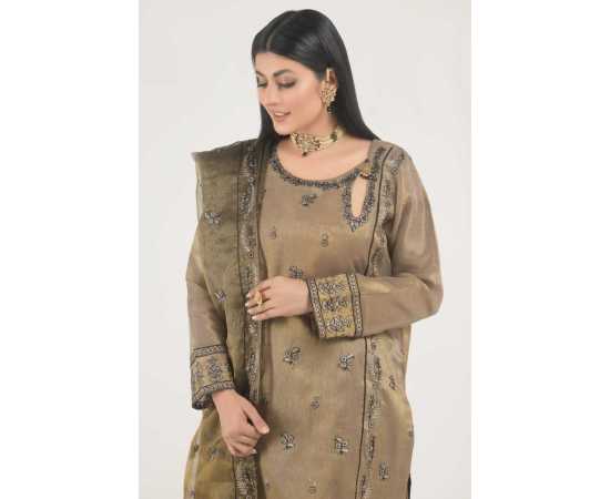 Needleast Masoori Shirt, Trouser & Dupatta Stitched Suit For Women - Pack of 3 PCS