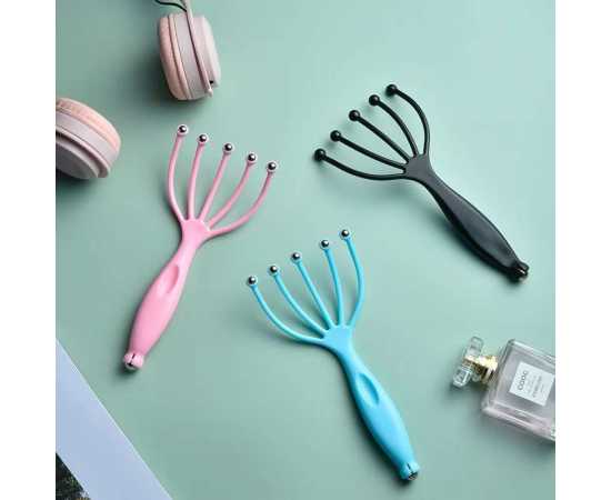 Head Massager Scalp Five Finger Neck Comb Roller - 1 Piece