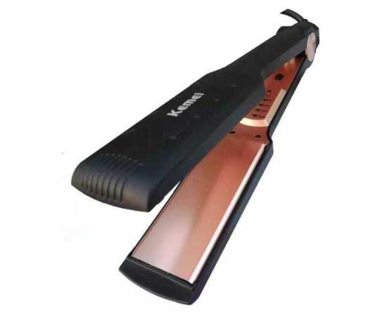 KM-470 Professional Hair Straightener - Black