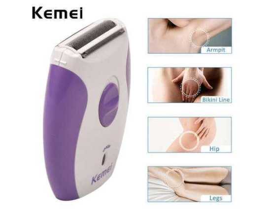 Kemei Women's Mini Rechargeable Electric Hair Remover -KM - 280R