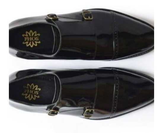 Brown Monk Strap Shoes in Leather Brown Monk Strap Shoes in Leather