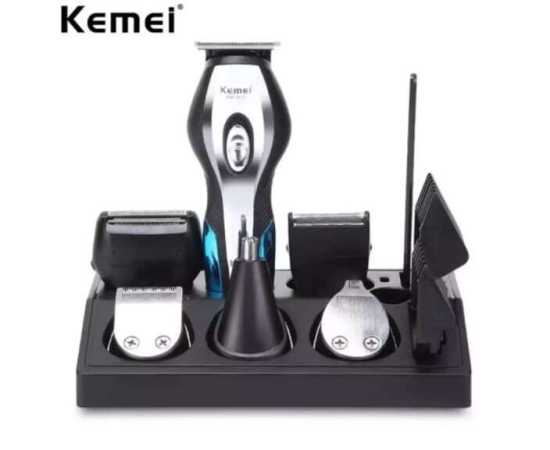 Kemei 5031- 11 In 1 Electric Rechargeable Hair Trimmer - Black