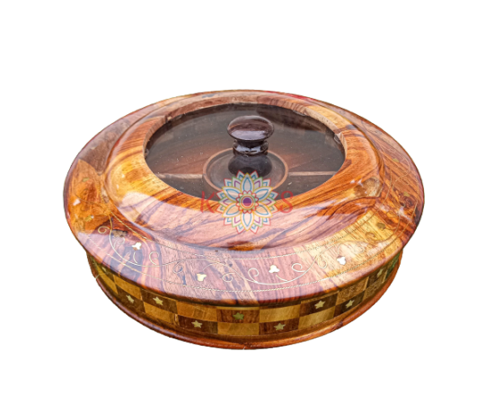 Pearl Acrylic Candy Flower Shaped Serving Tray