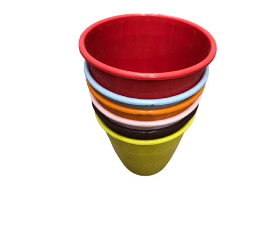 Color Textured Dust Bin - 1 Piece