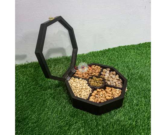 Spice Container Masala Box Rack 10 X 10 Solid Wooden Square