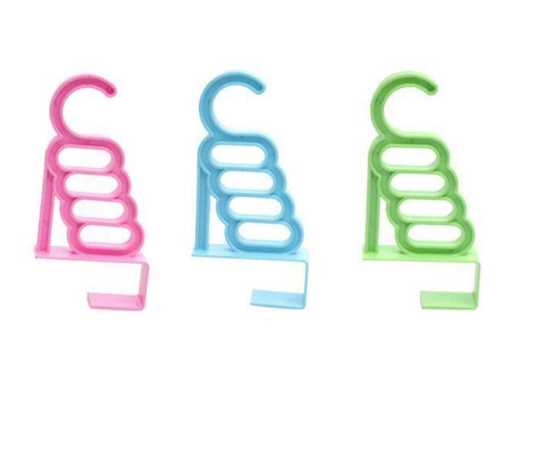 Multi-Functional 4-Hole Door Clothes Hook Wardrobe Organizer