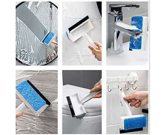 Double Sided Glass Window Cleaner Wiper Cleaning Tool For Home