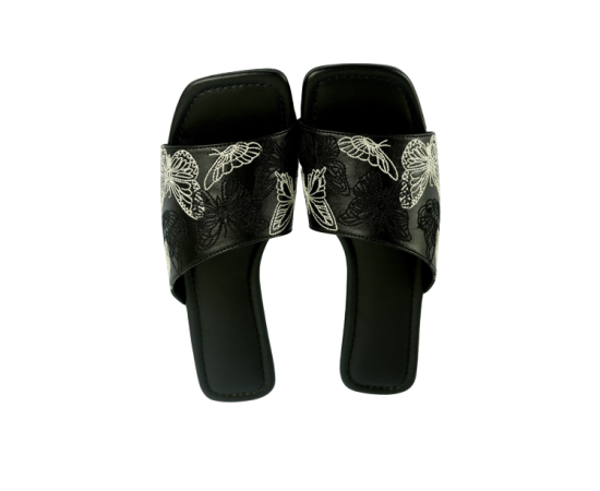 Comfortable Trendy Slipper For Women - Black - 1 Pair