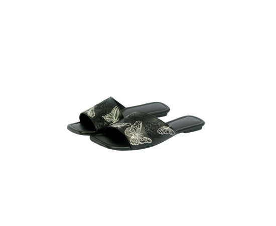 Comfortable Trendy Slipper For Women - Black - 1 Pair