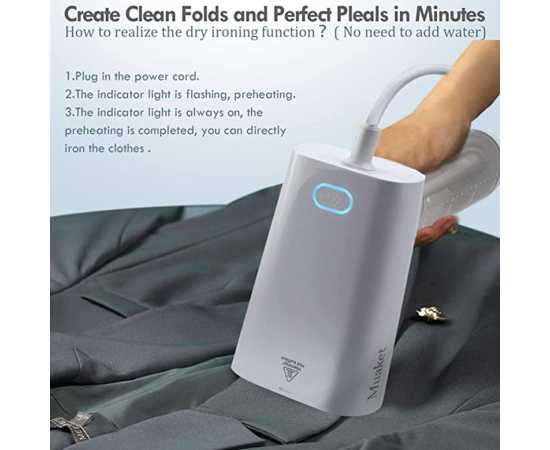 Silver Crest Portable Garment Steam Iron 1000 Watts - Si-6027