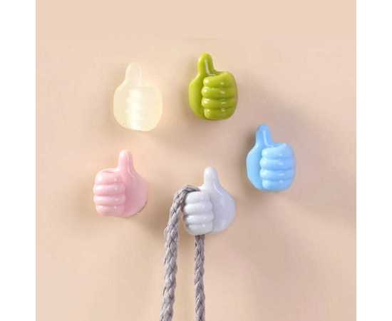 Multi-Purpose Wall Hand Hook For Hanging - Pack of 2 Pieces