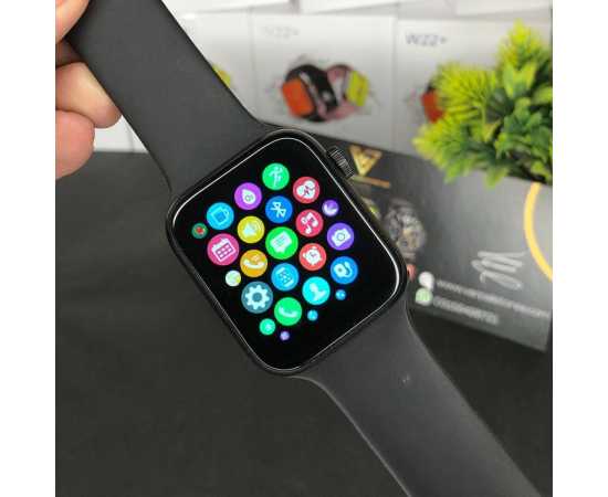 W22+ Bluetooth Smart Watch - Black