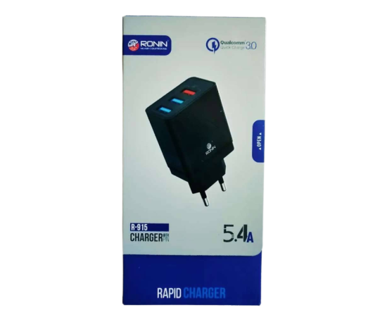 Triple Port Qc 3.0 Rapid Charger 5.4A iPhone, Android