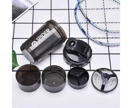 Multi-Purpose Protein & Strauss Shaker Water Bottle - 500ML