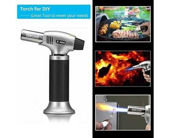 Jet Flame lighter Refillable Professional Torch For Kitchen