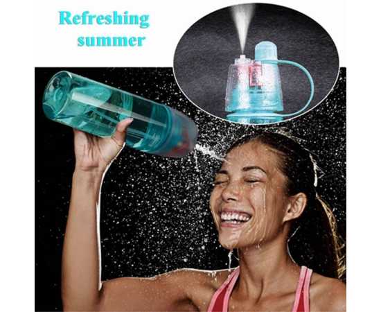 Plastic Water Spray Shower Bottle - Capacity 600ML