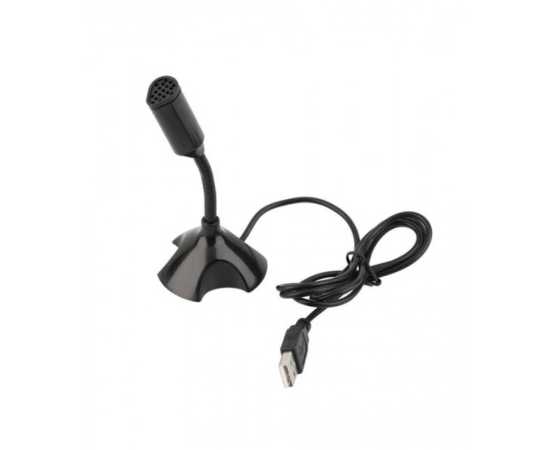 USB Mini Stand Microphone - Black