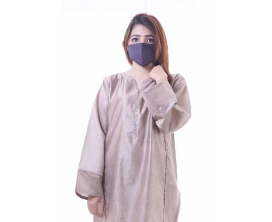 Embroidered Two Piece Suit Khadi Viscose Best for all season - Light Purple - BAB33 Embroidered Two Piece Suit Khadi Viscose Best for all season - Light Purple - BAB33