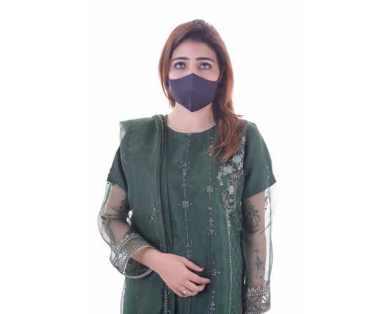 Organza Embroidered Stitched Luxury Formal Three Piece Suit - Dark Green - BAB13 Organza Embroidered Stitched Luxury Formal Three Piece Suit - Dark Green - BAB13