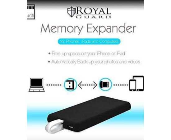 Royal Guard 64GG Wi-Fi Memory Expander With Built-In 8000 mAh Power Bank