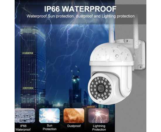 V380 Pro App Speed-X Ptz Ht-191 Dome Color Vision Motion Detection IP Camera