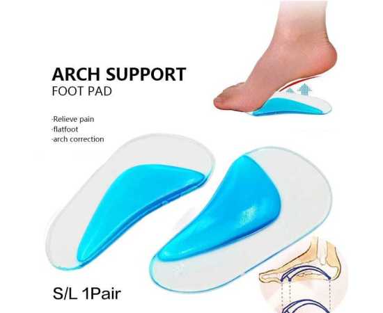Arch Support Silicone Gel Pain Protection For Foot - 1 Pair