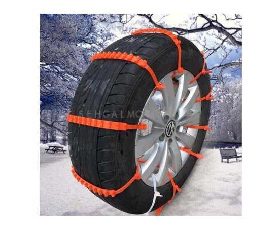Snow Zip Tie Anti-Skid Straps For Tyres - 10 Pieces