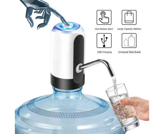 USB Cable Rechargeable Automatic Drinking Water Pump Dispenser