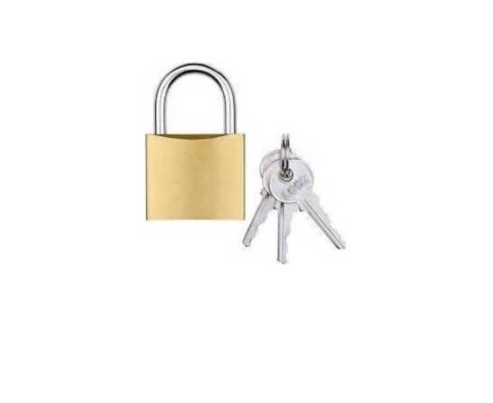 Iran Padlock 20MM For Safety - Golden