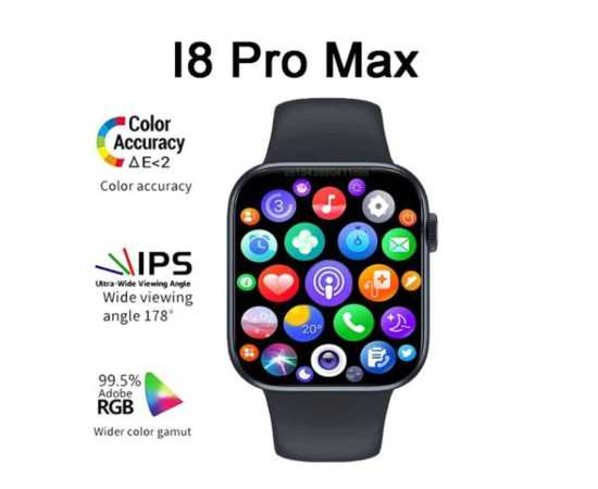 I8 Pro Max 1.75" HD Screen Bluetooth Smart watch