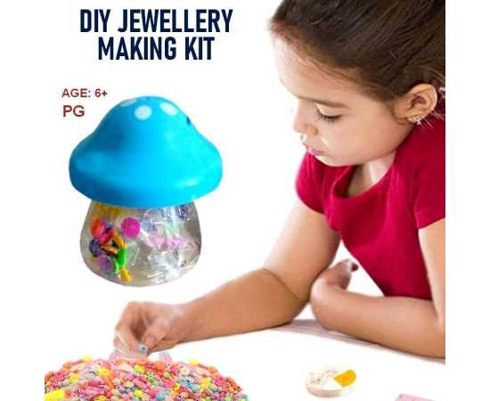 Assorted Diy Compact Jewelery Making Toy Set For Kids