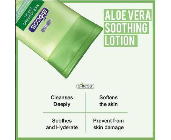Aleo Vera Soothing Lotion With Essential Vitamins - 100Ml