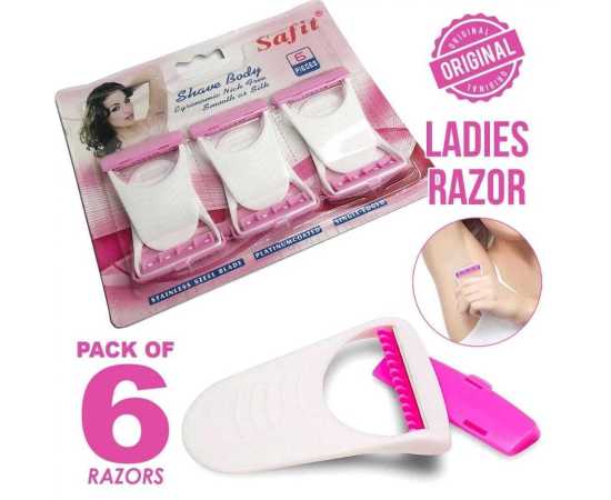 Pack of 6 Disposable Razor For Ladies