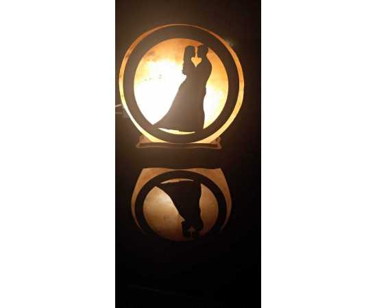 3D couple Salt Lamp
