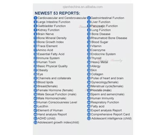 Therapy Quantum Resonance Magnetic Analyzer