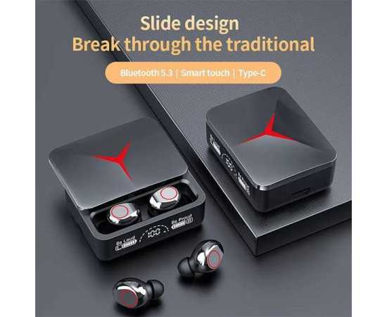 M90 Pro TWS Bluetooth Wireless Earbuds - Black