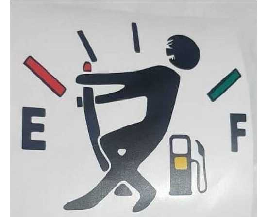 Colourful Most Popular Fuel Tank Cover Door Sticker For Cars